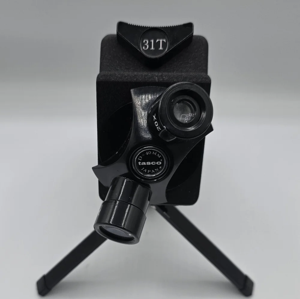 TASCO 31T 12X/20X40mm Pistol SPOTTING SCOPE with Integral Tripod + Original Box